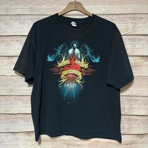 Carlos Santana Embrace Your Light Tour Shirt 2005 XXL Graphic Tee Y2K